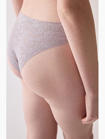 Culotte invisible dentelle découpée laser penti