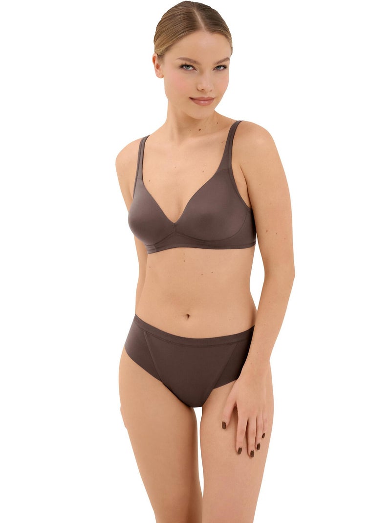 Culotte Invisible Maya Marron chocolat - Kiabi