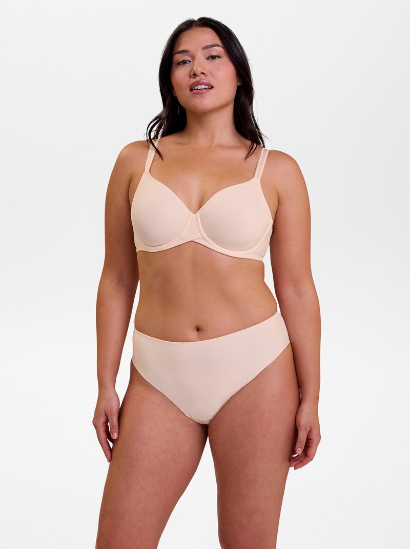 Culotte invisible 'Sans complexe' Beige - Kiabi