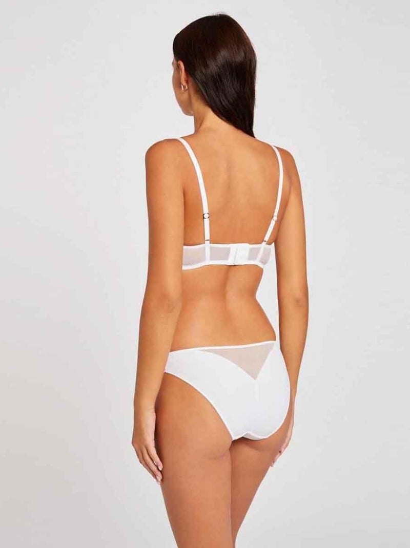 Culotte KIM - Morgan Lingerie Blanc - Kiabi