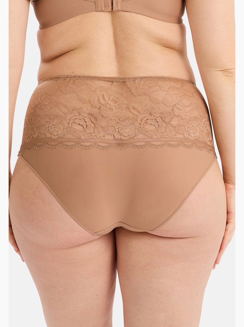 Culotte lily sans complexe lingerie Marron cappuccino - Kiabi