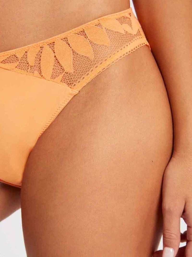 Culotte LINA - Morgan Lingerie Orange - Kiabi