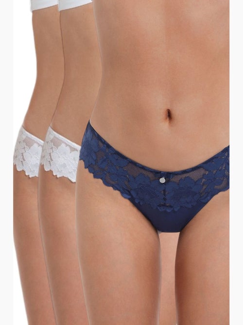 Culotte Lot De 3 Mix Couleurs Emilie | Gerard Pasquier - Kiabi
