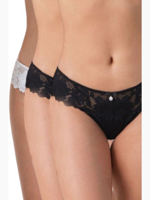 Culotte Lot De 3 Mix Couleurs Emilie | Gerard Pasquier - Kiabi
