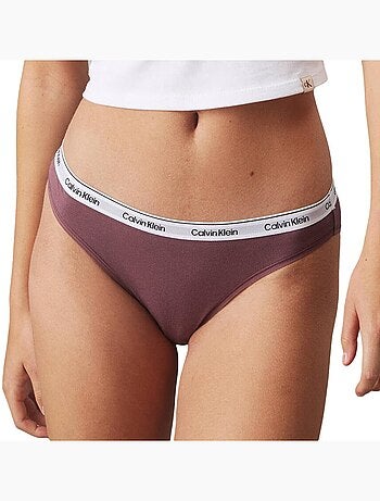 Culotte Mauve Femme Calvin Klein Jeans Bikinis