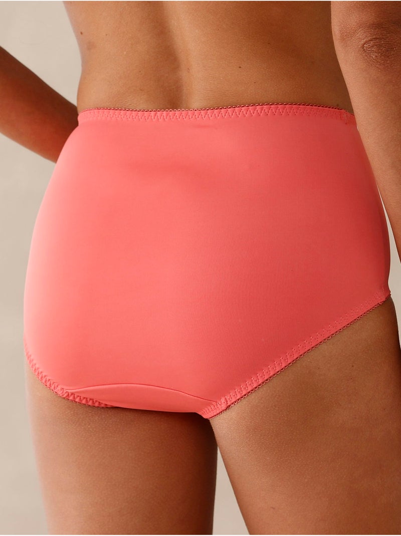 Culotte maxi effet ventre plat, lot de 2 - DAXON Rose foncé - Kiabi