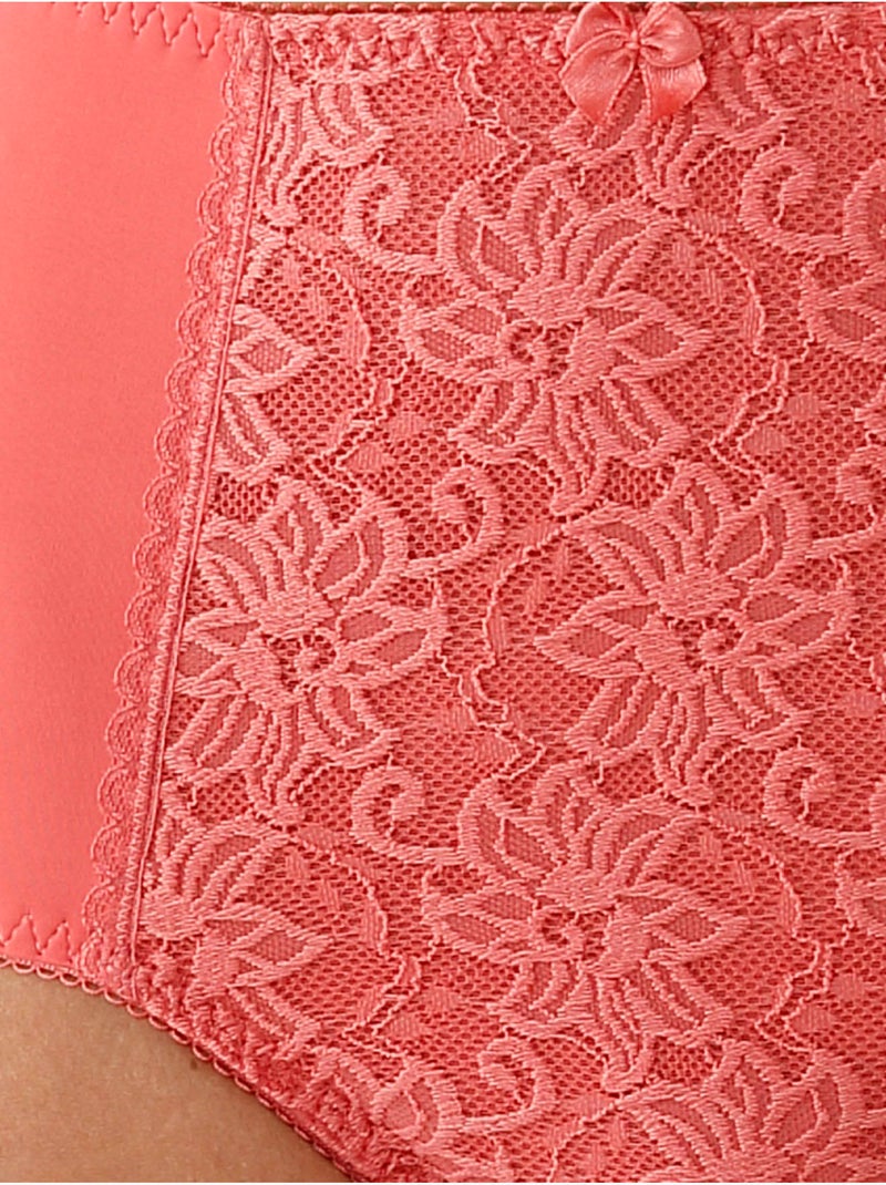 Culotte maxi effet ventre plat, lot de 2 - DAXON Rose foncé - Kiabi