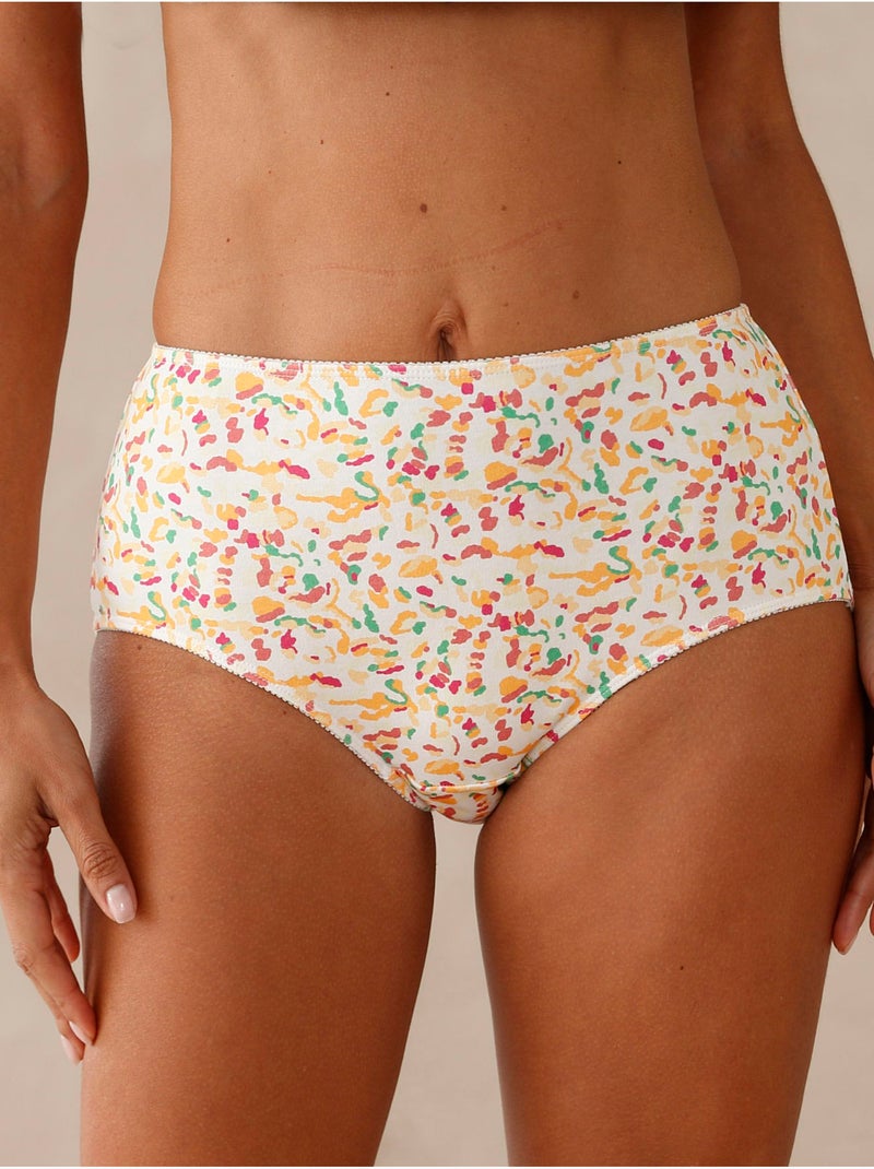 Culotte maxi en coton - DAXON Jaune - Kiabi