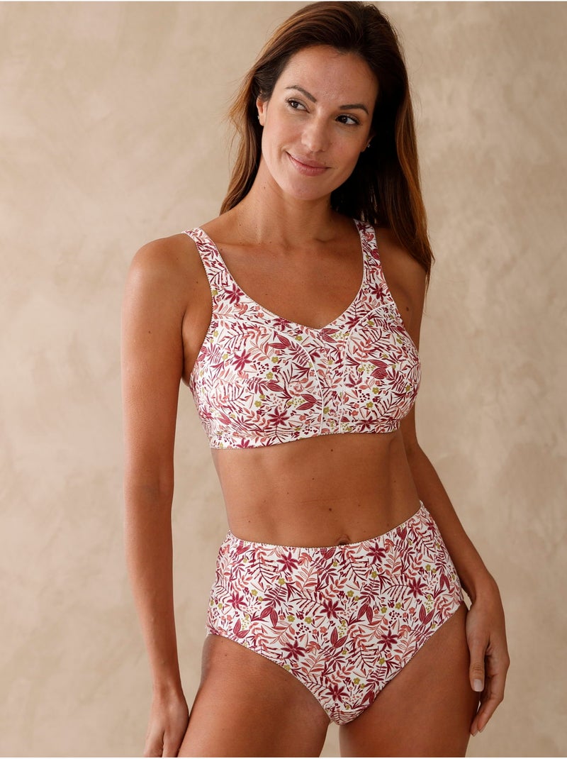 Culotte maxi en coton femme - DAXON Blanc Multicolore - Kiabi