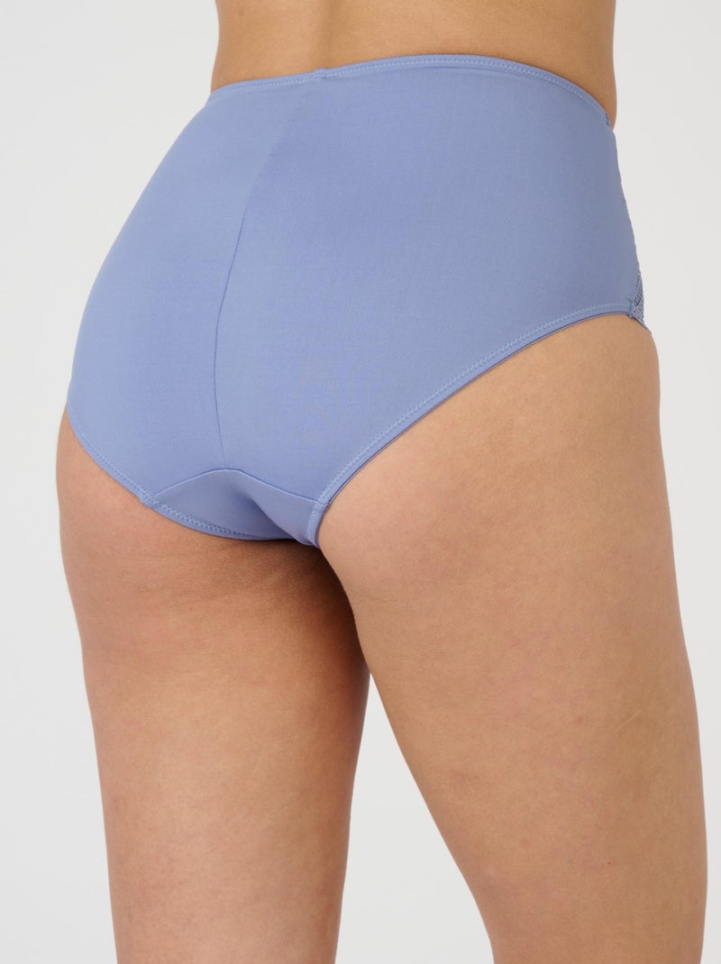 Culotte maxi maintien léger, Eva by Damart. - Damart Bleu - Kiabi