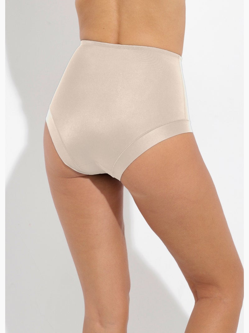 Culotte maxi sculptante taille haute - Afibel Beige - Kiabi