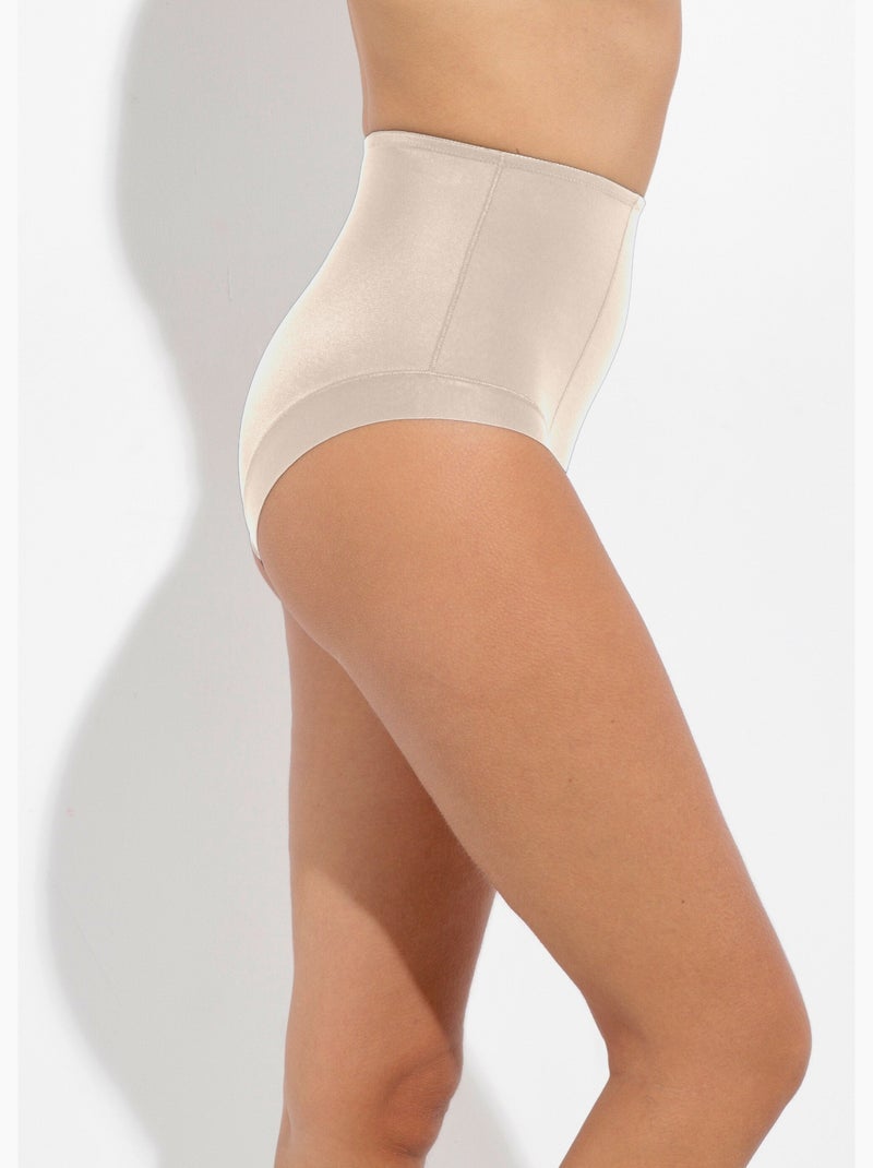 Culotte maxi sculptante taille haute - Afibel Beige - Kiabi
