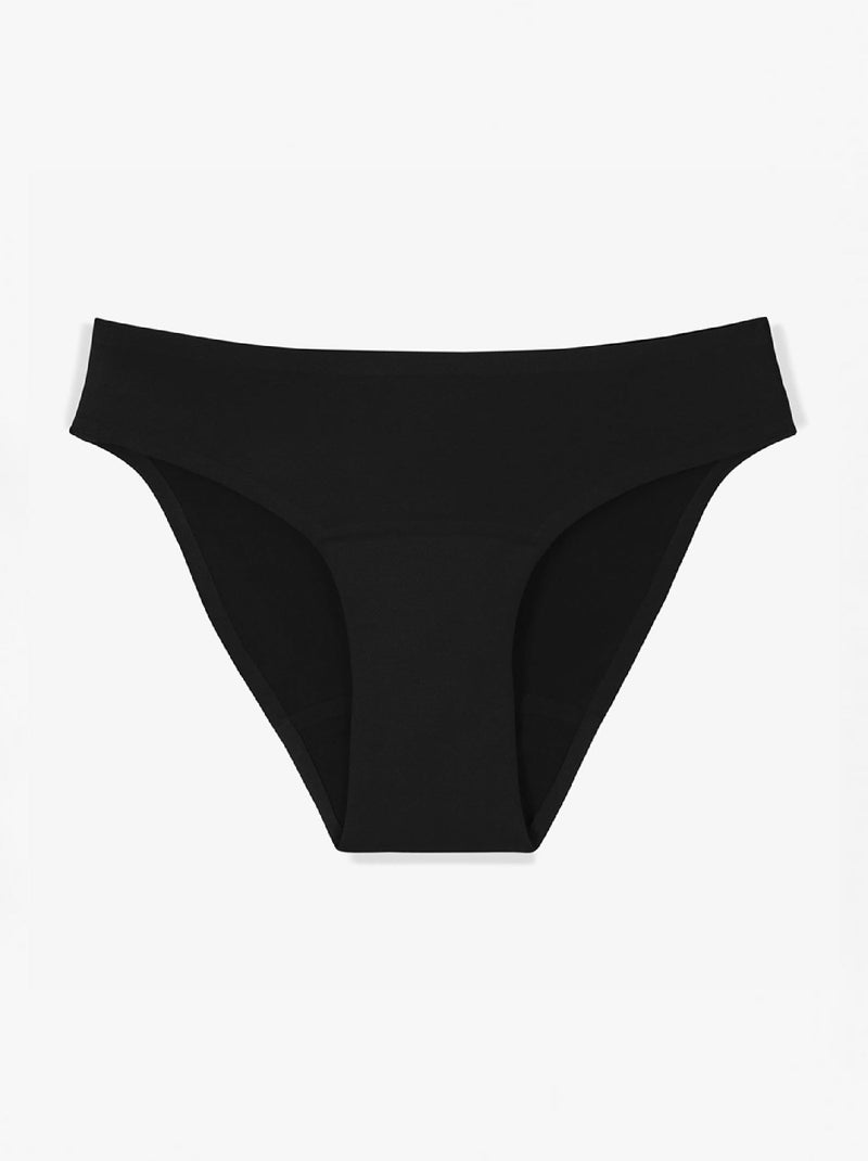 Culotte menstruelle - Flux moyen Noir - Kiabi