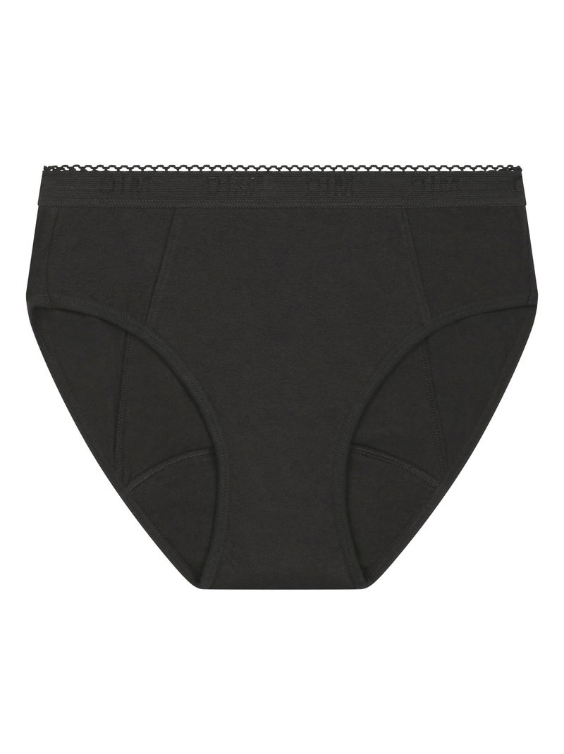 Culotte menstruelle ado flux très abondant My Protect Noir - Kiabi