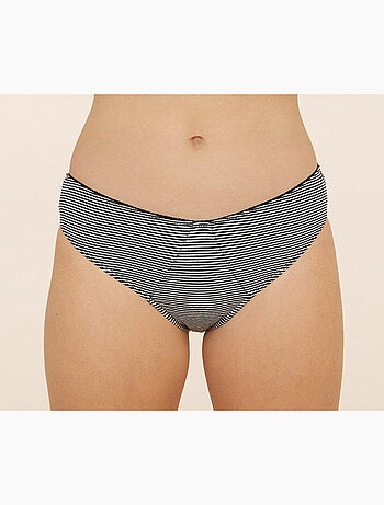Culotte menstruelle CHARLOTTE rayée flux Medium