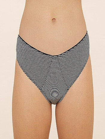 Culotte menstruelle CHARLOTTE rayée flux Super