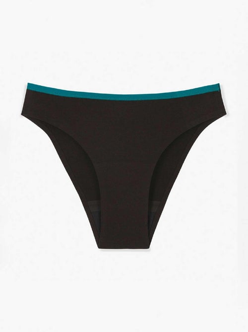 Culotte menstruelle coton - Flux moyen - Kiabi