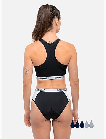 Culotte Menstruelle de sport - N°8 - Femme et Adolescente - Flux moyen - SORIO