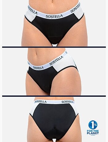 Culotte Menstruelle de sport - N°8 - Femme et Adolescente - Flux moyen - SORIO