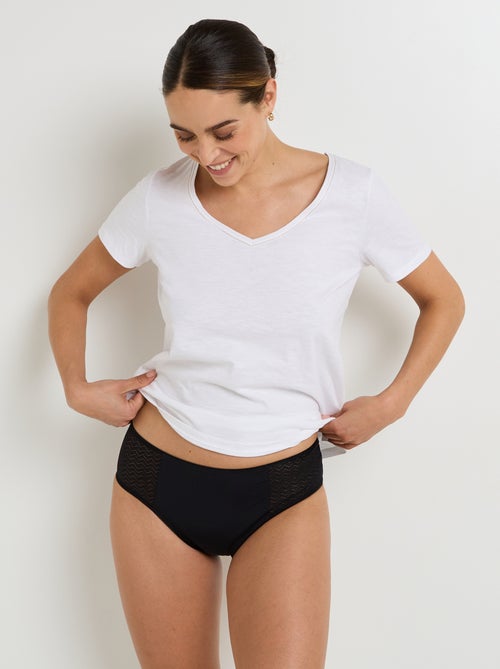 Culotte menstruelle flux moyen Fabrizia - RougeGorge Lingerie - Kiabi