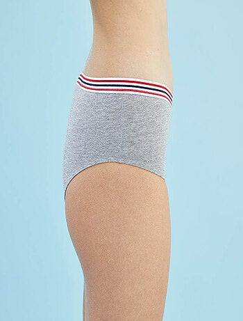 Culotte menstruelle FRENCHY Gris flux Super