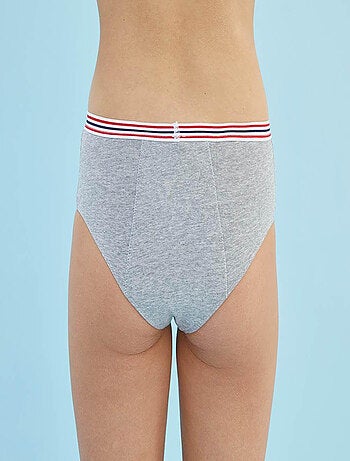 Culotte menstruelle FRENCHY Gris flux Super