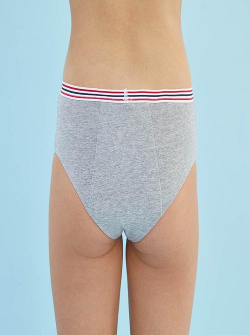 Culotte menstruelle FRENCHY Gris flux Super - Kiabi Culotte menstruelle FRENCHY Gris flux Super - Kiabi
