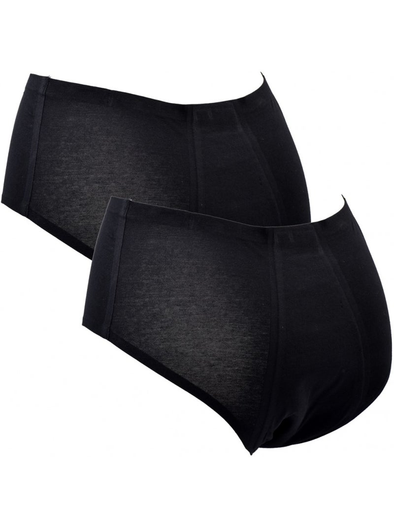 Culotte Menstruelle INFINITIF - Pack de 2 Noir - Kiabi