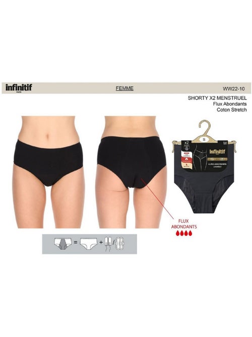 Culotte Menstruelle INFINITIF - Pack de 2 - Kiabi