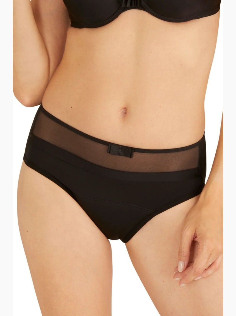 Culotte menstruelle intimement Noir - Kiabi