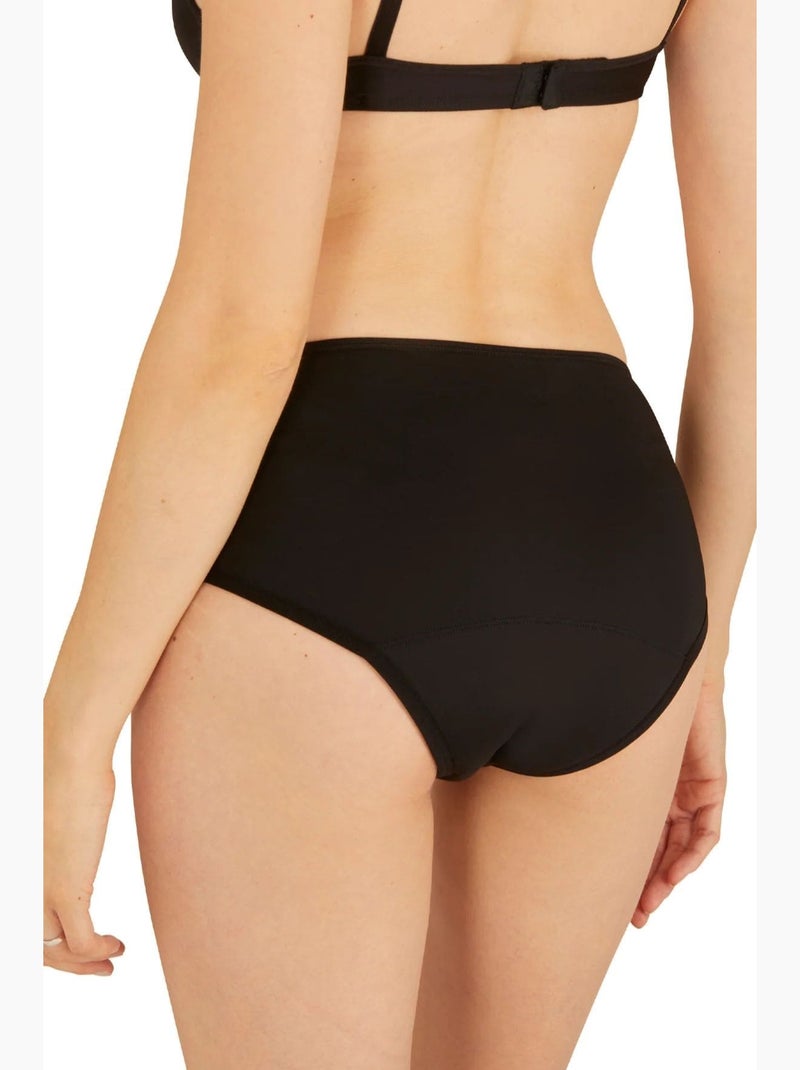 Culotte menstruelle intimement Noir - Kiabi