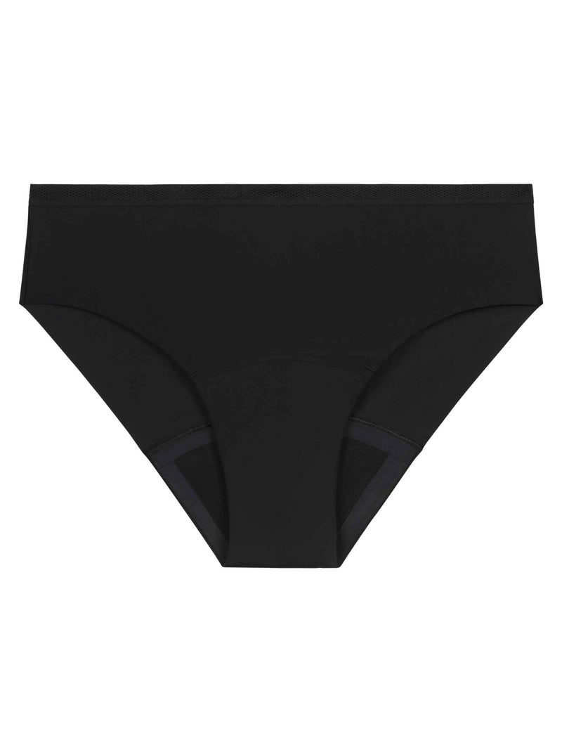 Culotte menstruelle invisible - Moyen / Abondant Protect Noir - Kiabi