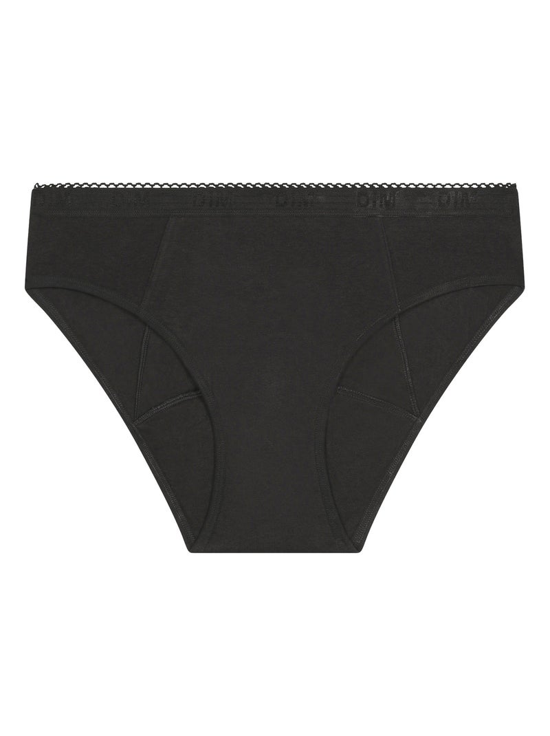 Culotte menstruelle pour flux très abondant Dim Protect Noir - Kiabi