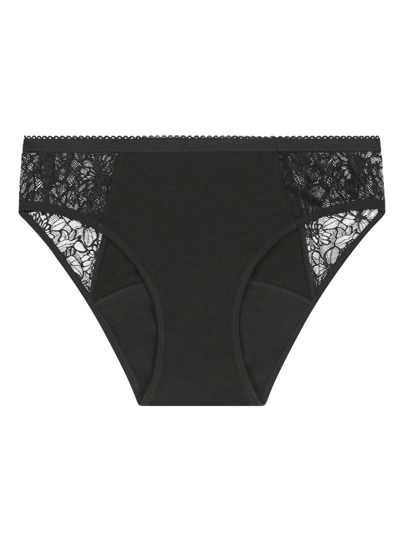 Culotte menstruelle pour flux très abondant Dim Protect Noir - Kiabi