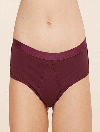 Culotte menstruelle SPORTY Noir flux Medium