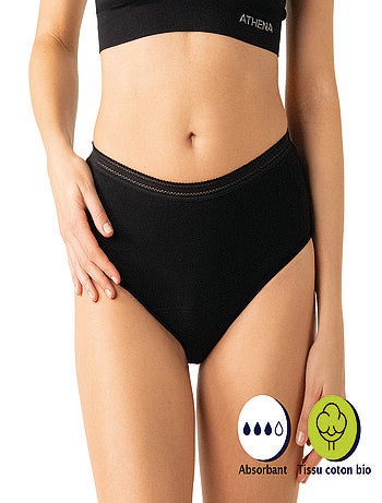 Culotte menstruelle taille haute femme Athena