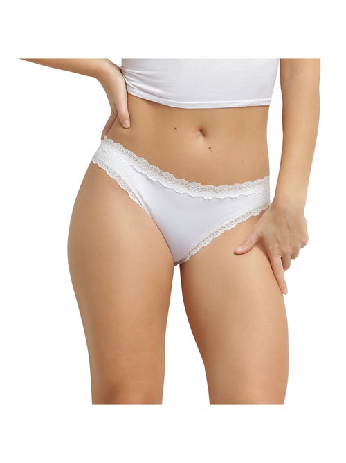 Culotte Micro Dentelle - Kiabi