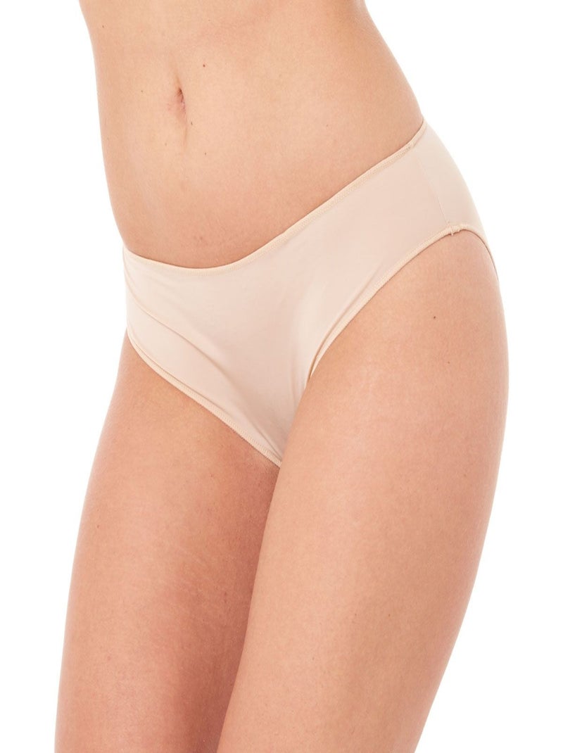 Culotte microfibre - Pomm'Poire Beige - Kiabi