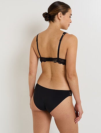 Culotte microfibre et dentelle Dentelle - RougeGorge Lingerie