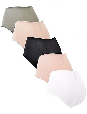 Culotte Microfibre TRESS Dentelle - Pack de 5