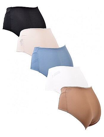 Culotte Microfibre TRESS Dentelle - Pack de 5