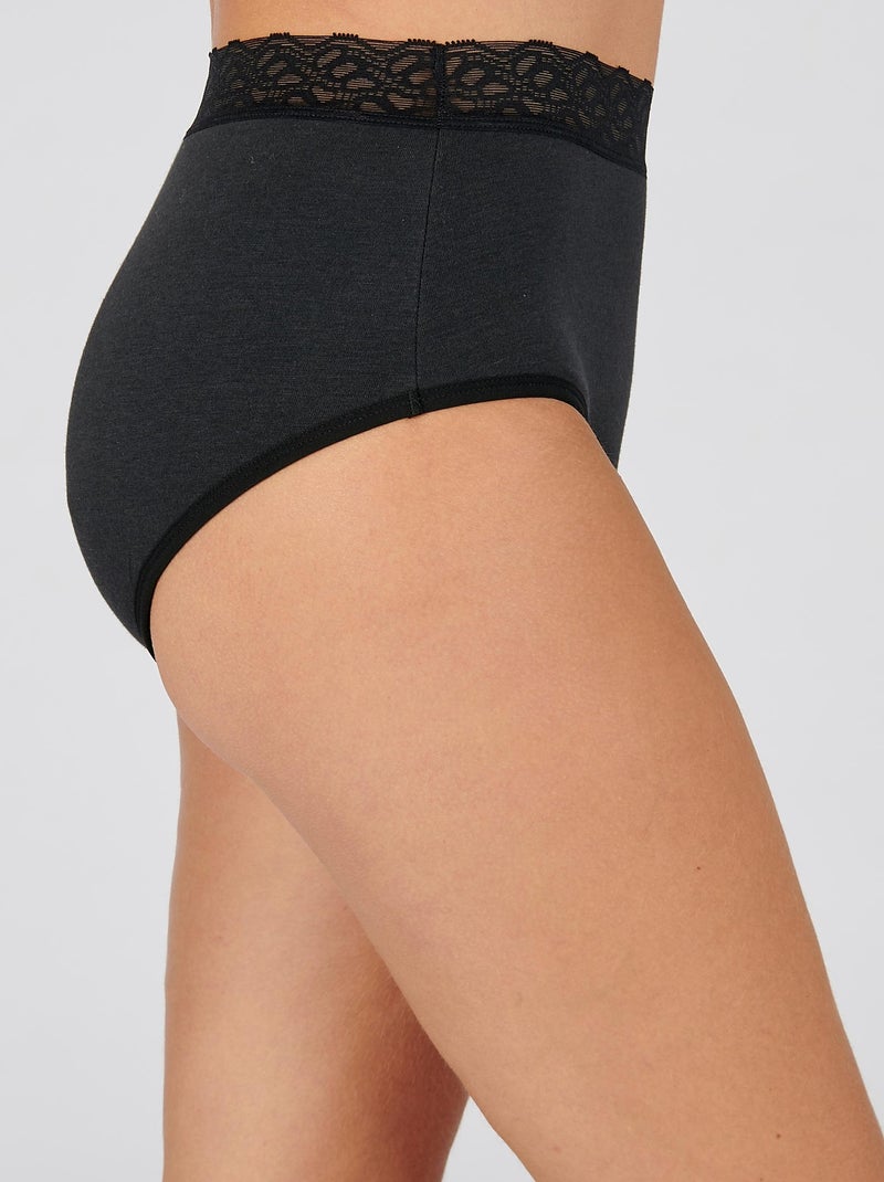 Culotte midi absorbante Confidence by Damart - Damart Noir - Kiabi