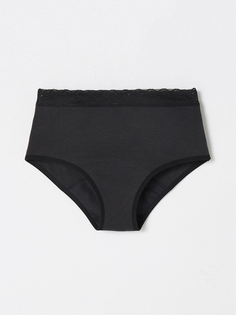 Culotte midi absorbante Confidence by Damart - Damart Noir - Kiabi