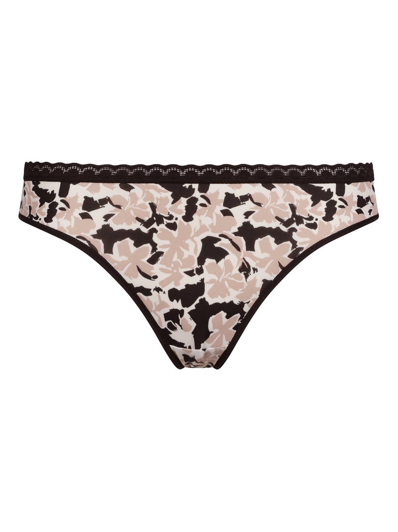 Culotte midi Daily Micro Noir Multicolore - Kiabi