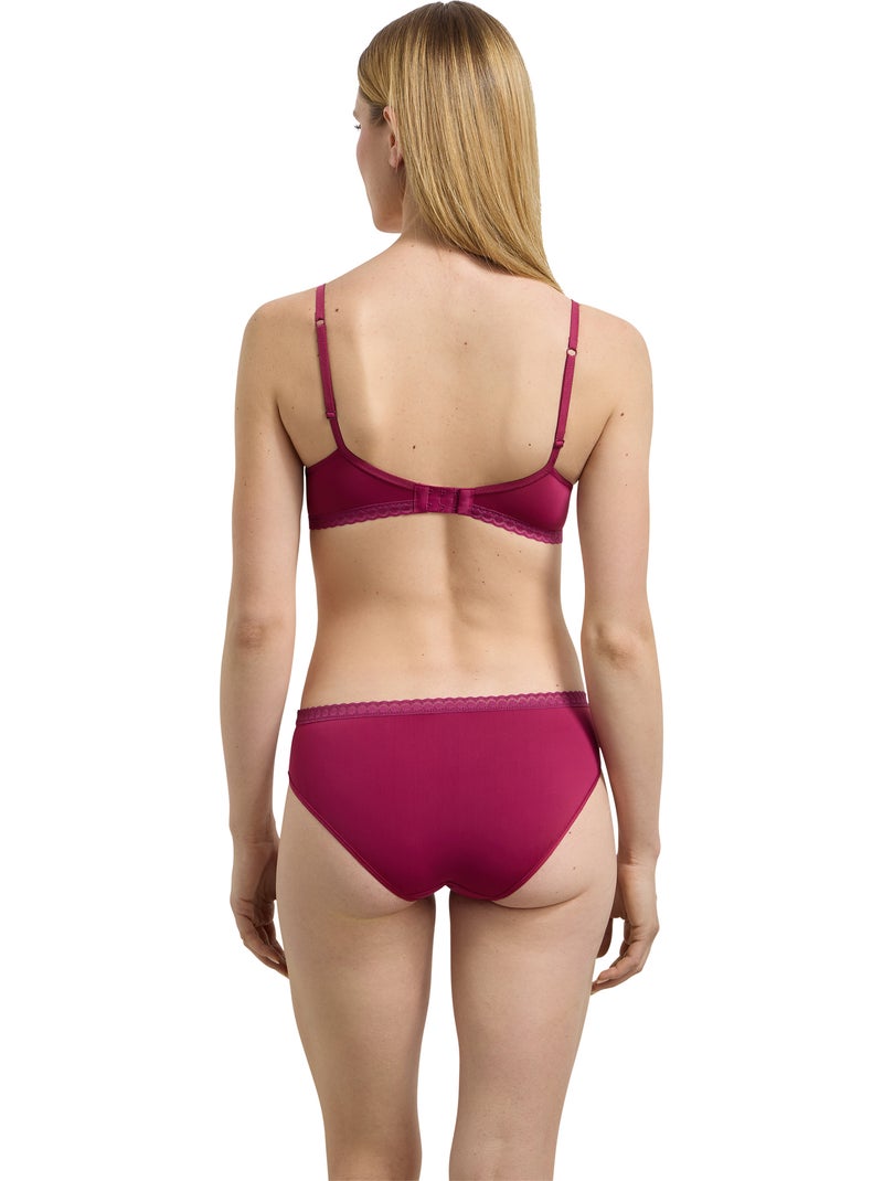 Culotte midi daily micro Rose framboise - Kiabi