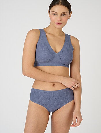 Culotte midi effet dentelle - Damart