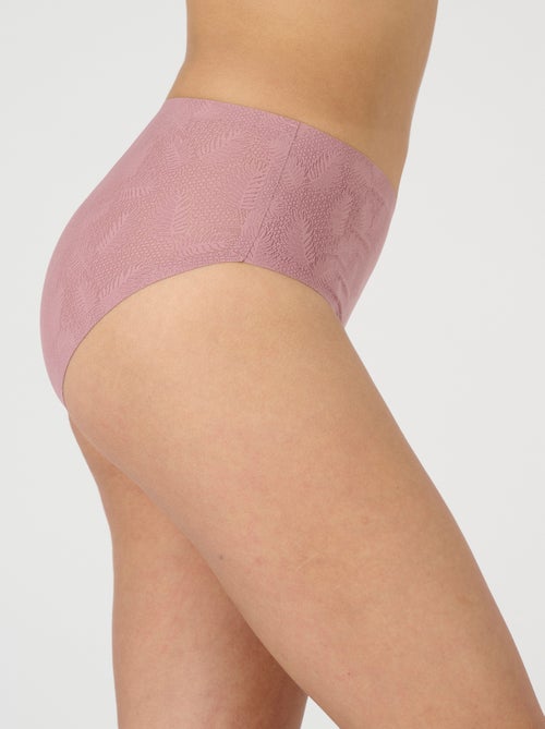 Culotte midi effet dentelle - Damart - Kiabi