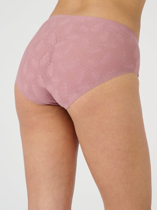 Culotte midi effet dentelle - Damart - Kiabi