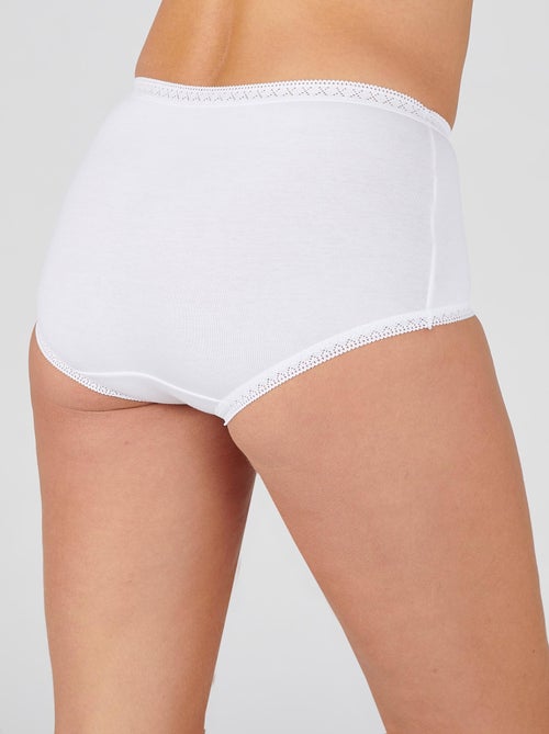 Culotte midi, en coton strech  - Damart - Kiabi