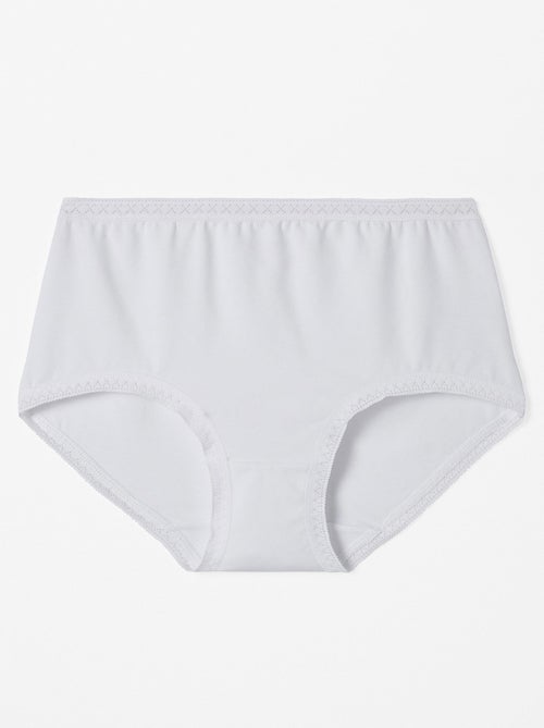 Culotte midi, en coton strech  - Damart - Kiabi